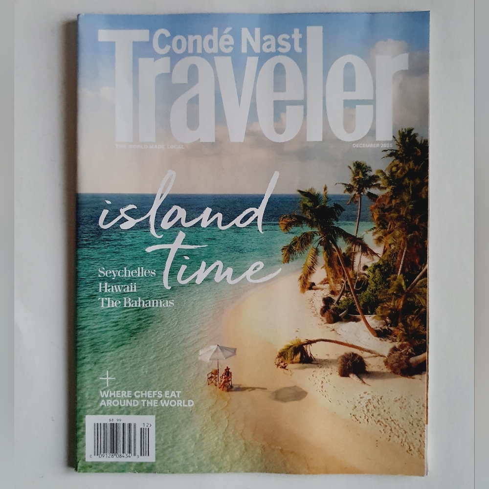 Conde Nast Traveler December, 2025 - Island Time Hawaii The Bahamas
